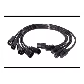 APC maitinimo laido rinkinys (5 vnt.), C13 į C14, 0,6 m