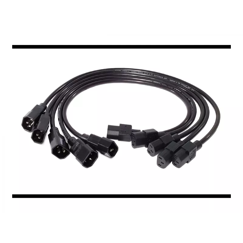APC maitinimo laido rinkinys (5 vnt.), C13 į C14, 0,6 m
