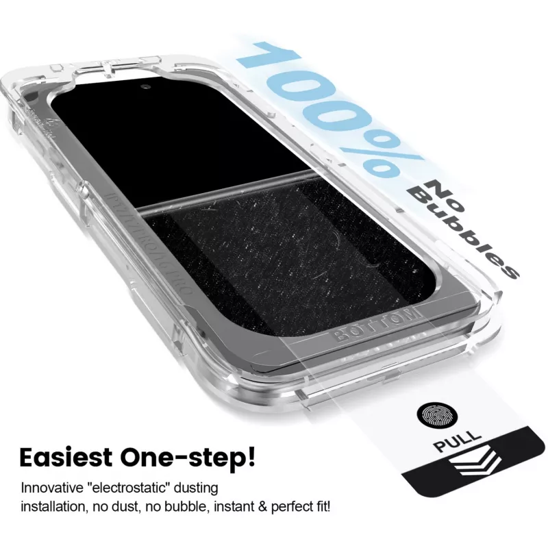 Nevox NEVOGLASS 3D apsauginis stiklas iPhone Air 6.6 col. EASY APP