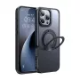 Apsauginis MagSafe dėklas Mcdodo PC-4933, skirtas iPhone 16 Pro Max, su integruotu stovu, juodas
