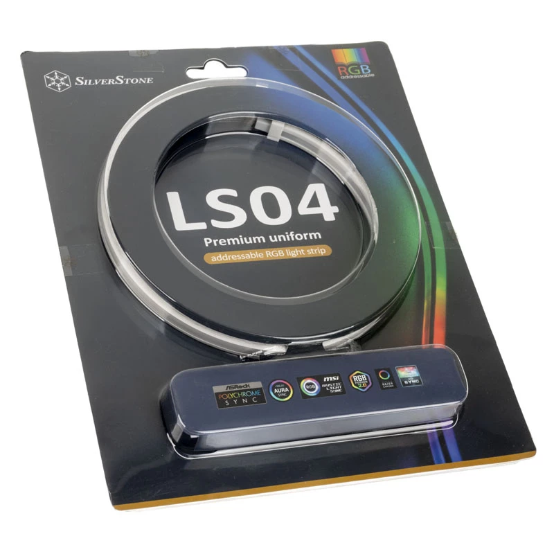 SilverStone LS04, ARGB LED juosta, 2 vnt. - Balta