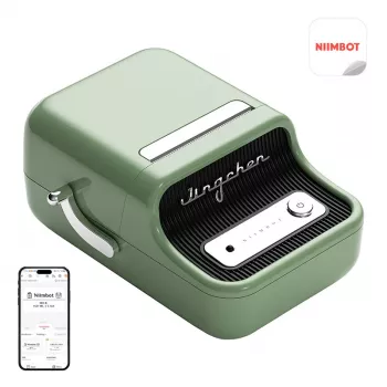 Niimbot B21 Pro nešiojamasis etikečių spausdintuvas (žalias)