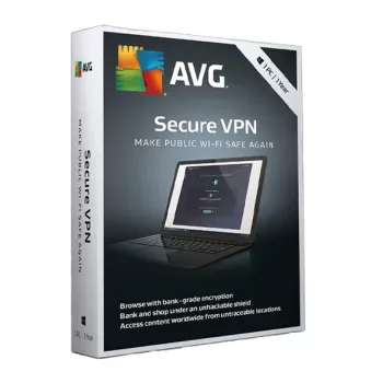 AVG Secure VPN raktas (1 įrenginys, 1 metai)