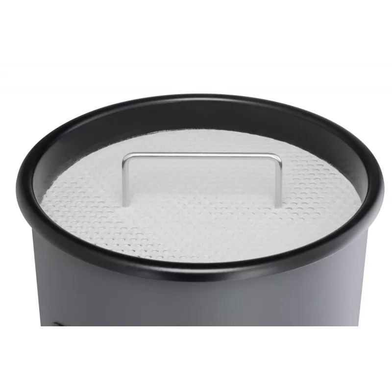 Patvarus pelenų / atliekų kibiras – apvalus – 17 l – metalinis