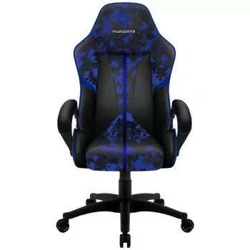 Žaidimų kėdė thunder x3 BC1 Camo Blue su reguliuojamu aukščiu ir atlošimo funkcija