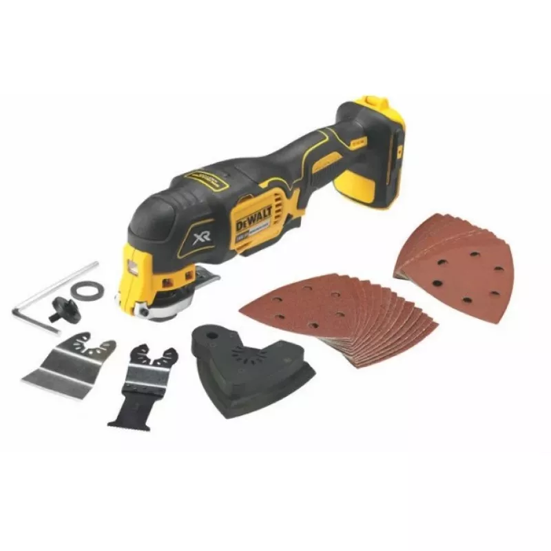 Šlifavimo mašina DeWALT DCS355N 18V belaidis daugiafunkcinis įrankis, 31 cm plotis, 20 000 OPM, 1,06 kg
