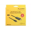 Delock laidas USB Type-C kištukas > Displayport kištukas (DP Alt Mode) 4K 60 Hz 3 m juodas