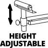 Einhell MSS 1608 pjūklo stovas 4 kojos Juoda Raudona Maksimali keliamoji galia 80 kg