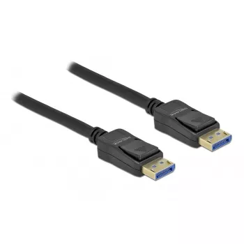 Delock - DisplayPort kabelis - DisplayPort (M) į DisplayPort (M) - DisplayPort 2.0 - 3,0 m - Palaiko 10K 60 Hz (10 240 x 4320) - Juoda (80263)