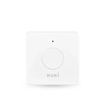 Mygtukas NUKI Opener baltas 70×22×70 mm, Bluetooth 5.0, suderinamas su NUKI
