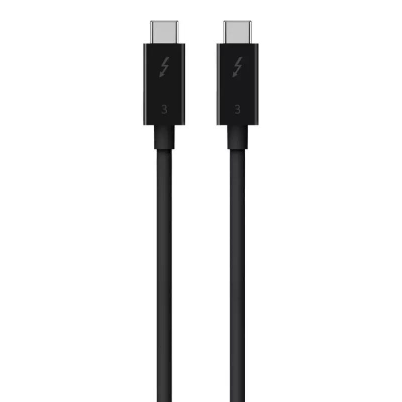 USB C į USB C laidas Belkin F2CD084bt0.8MBK 0,8 m 40 Gbit/s juodas