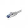 Wentronic Goobay CAT 6a komutacinis kabelis, S/FTP (PiMF), pilkas, 10 m - LSZH be halogenų, varinis (93701)