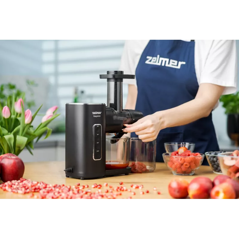 Sulčiaspaudė ZELMER ZJP3900 EasyJuice 700W 1,5L centrifūginė sulčiaspaudė su 700 W varikliu ir 1,5 l išspaudų talpykla