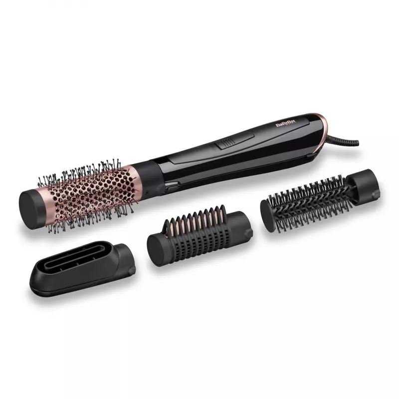 BaByliss Perfect Finish karšto oro šepetys Warm Juoda 1000 W 86,6 (2,2 m)