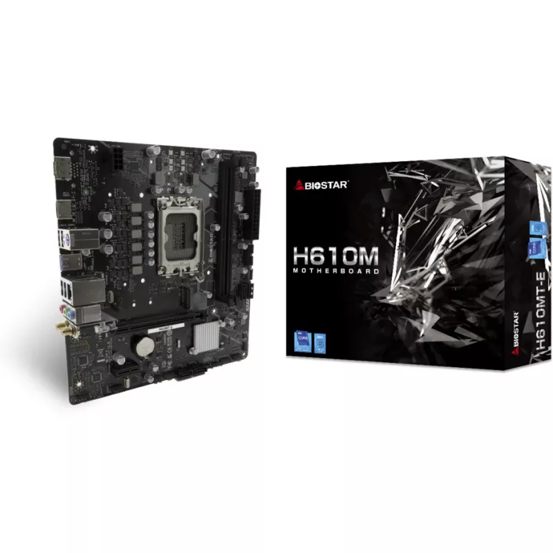 Biostar H610MTE DDR4 LGA1700 Micro-ATX pagrindinė plokštė