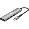 Goobay Slim 4-Port USB-Hub USB-C / USB-A 5 Gbit/s - Plug> 1x (76562)