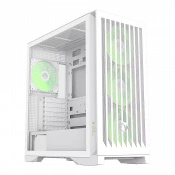 Gamemax Case | LEADER 2 WH | White | E-ATX | Power supply included No
