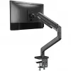 Monitoriaus laikiklis DIGITUS Single, spaustukas, iki 49 colių (124,5 cm), 20 kg, VESA 75x75–100x100, pasvirimas -20° iki 50°, aukščio reguliavimas, juodas