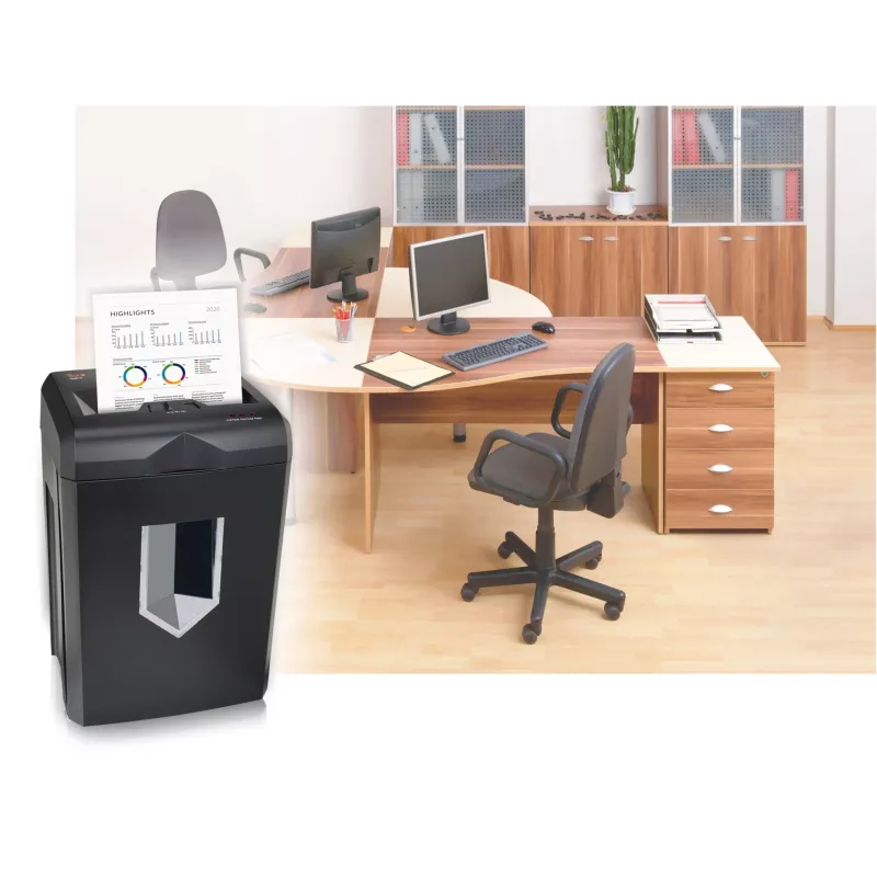 Peach PS500-70 popieriaus smulkintuvas kryžminis smulkinimas 58 dB juoda