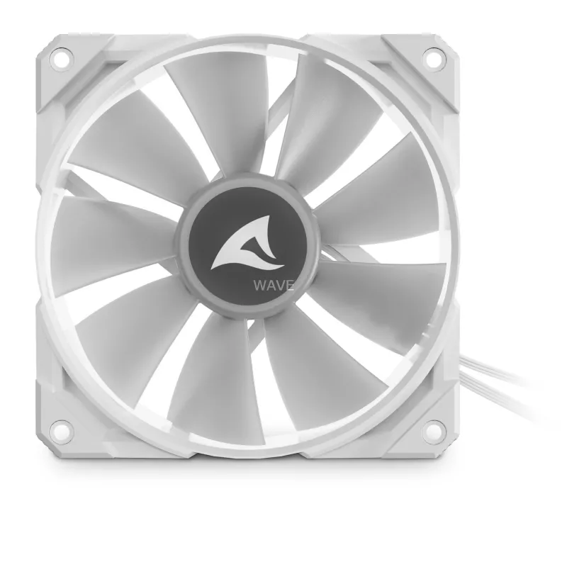Fan Sharkoon F50 12 cm Pilka White 600-2000 RPM 132 m³/h