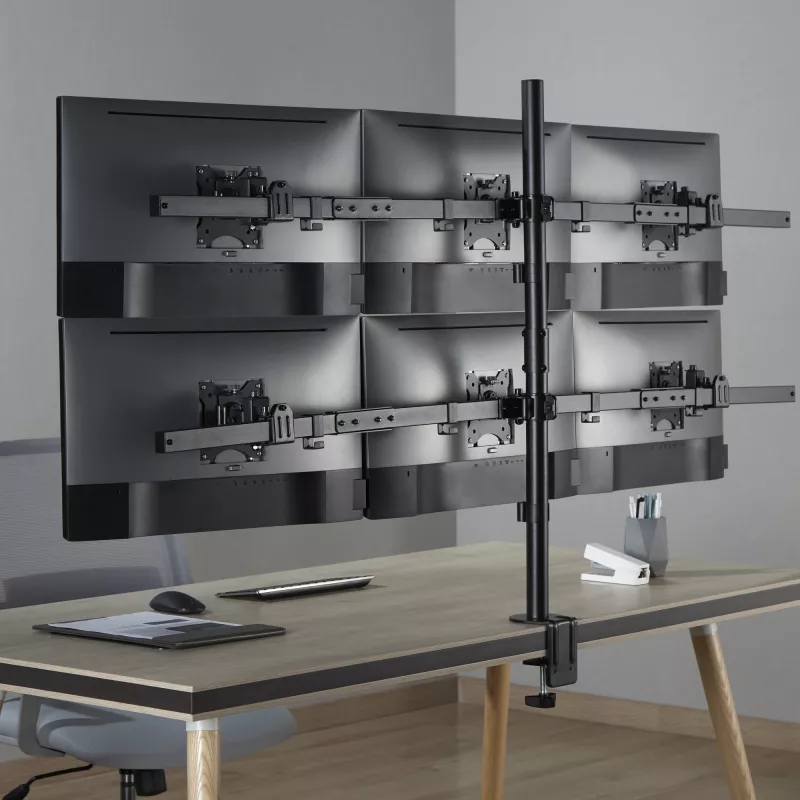 LCD laikiklis SBOX LCD-352/6-2 17–32 colių ekranams, 7×7 kg, VESA 100×100