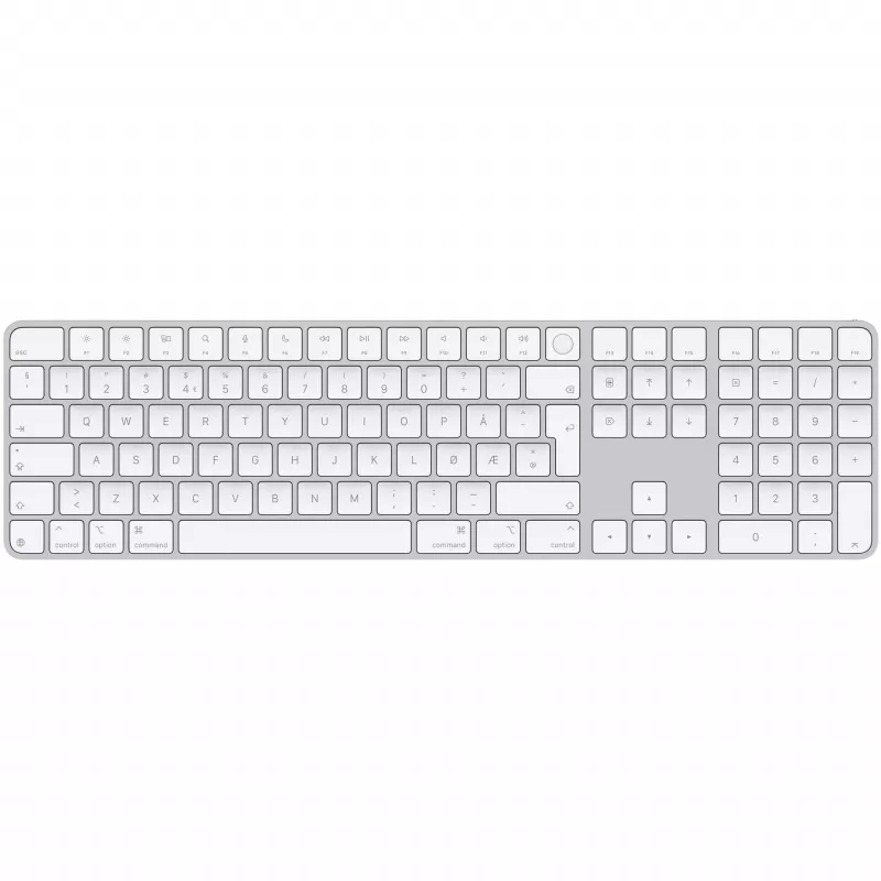 Apple Magic klaviatūra Universal USB + Bluetooth QWERTY norvegų kalba balta