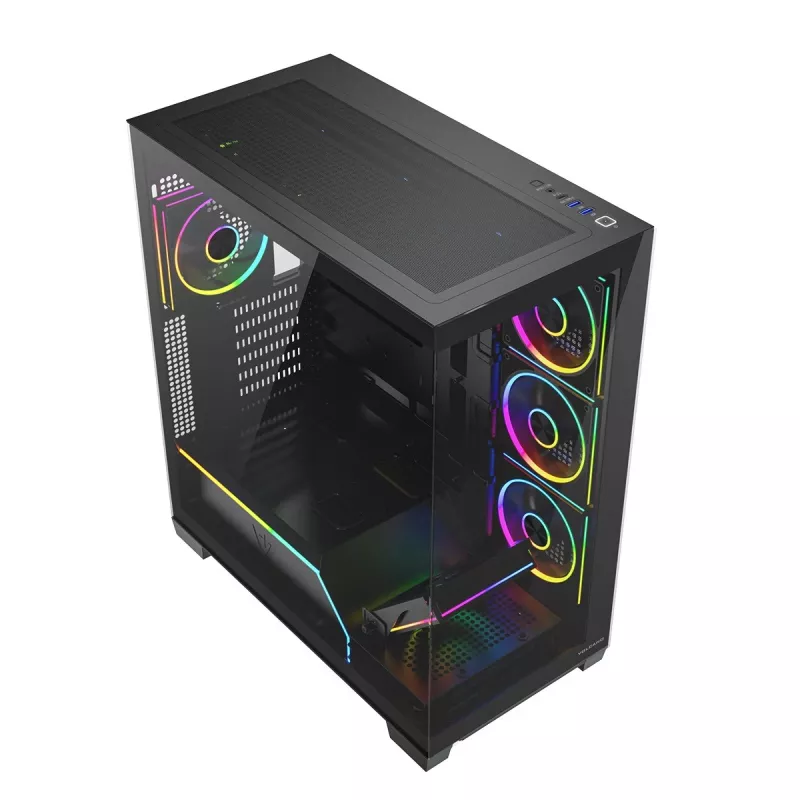 Modecom Volcano Stellar Plus ARGB Midi 8F Juoda