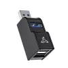 USB šakotuvas SBOX H-606 — 3 prievadų USB-A (1x USB 3.0, 2x USB 2.0)