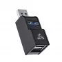 USB šakotuvas SBOX H-606 — 3 prievadų USB-A (1x USB 3.0, 2x USB 2.0)
