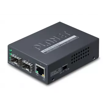 PLANET GT-1205A tinklo medijos keitiklis 1000 Mbit/s Juoda