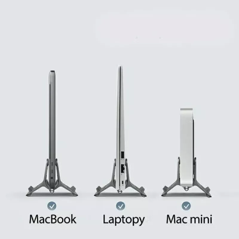 Gravitacinis laikiklis-stovas MacBook sidabrinis