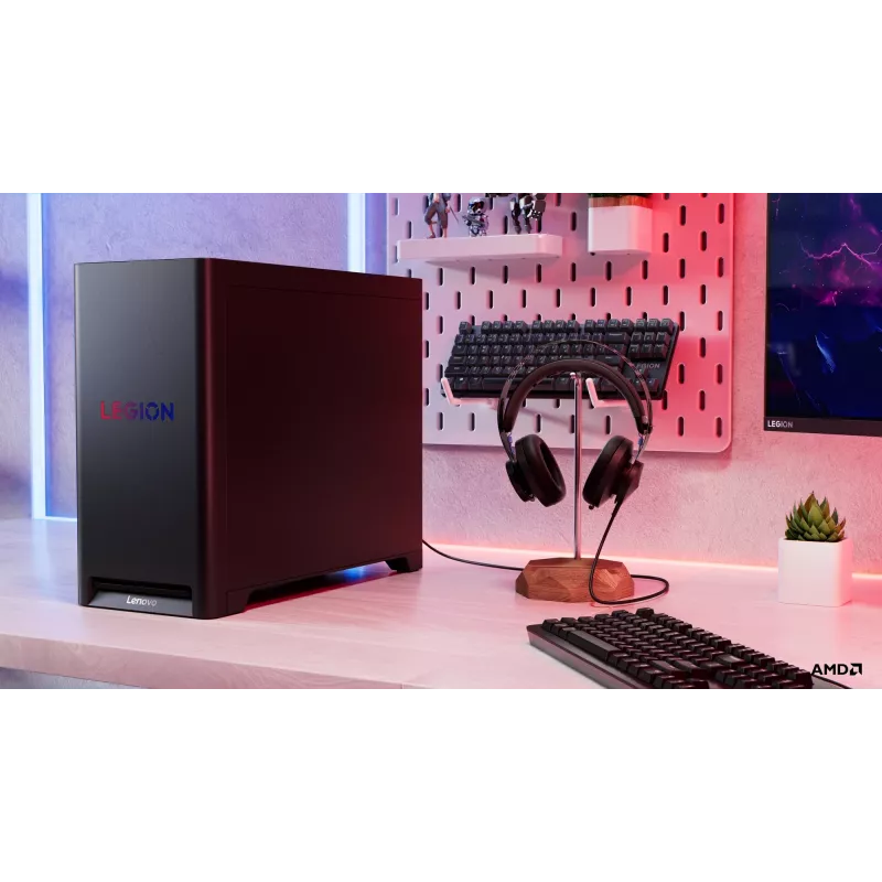Lenovo Legion | T5 30AGB10 | Stacionarus kompiuteris | Bokštas | AMD Ryzen 7 | 7700X | 32 (2x16GB) GB | UDIMM DDR5 | 512 GB | NVIDIA GeForce RTX 5070 | Be klaviatūros | Windows 11 Pro | Garantija 24 mėn.