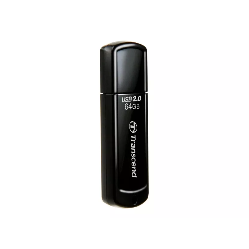 USB atmintinė Transcend JetFlash 350 64GB, USB 2.0, juoda