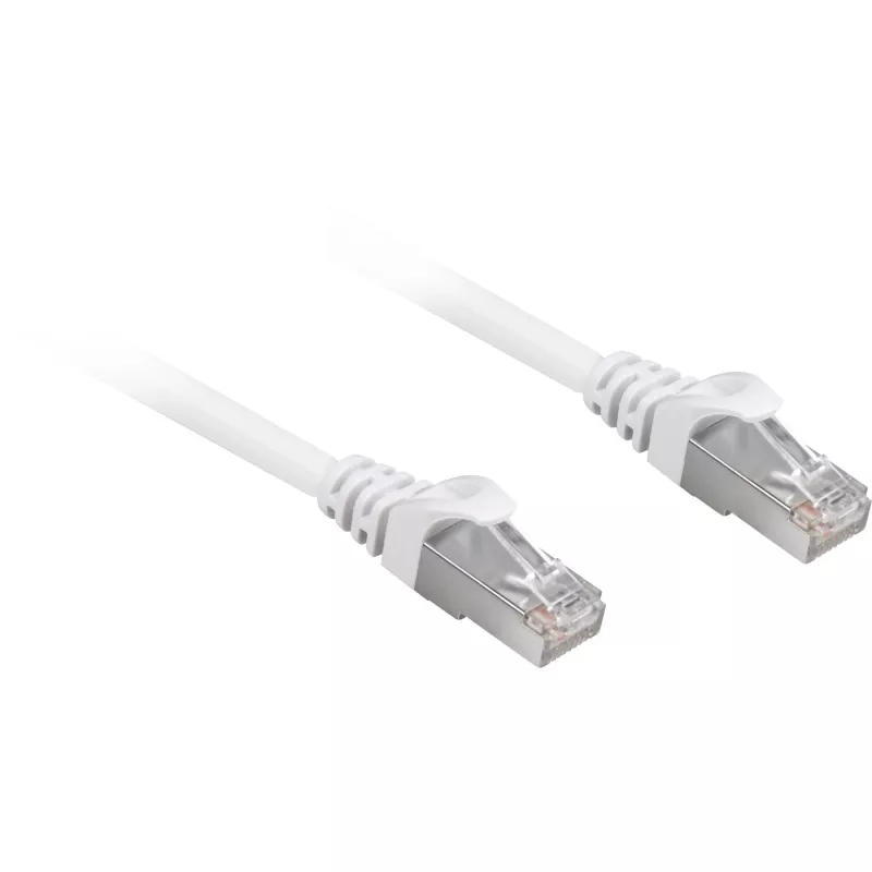 Tinklo kabelis Sharkoon Cat.6a SFTP RJ-45 Cat6a 20 m Baltas