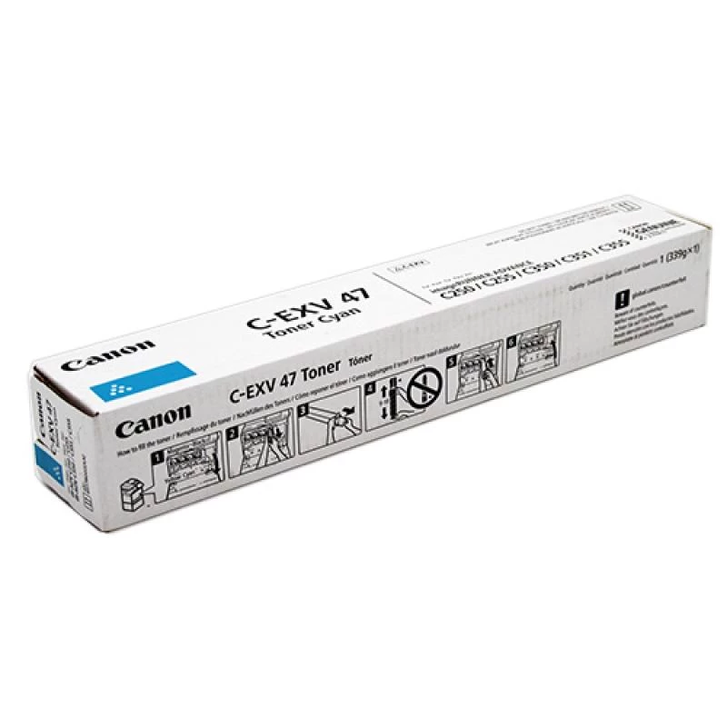 Canon C-EXV 47 dažų kasetė 1 vnt. Originali Žydra