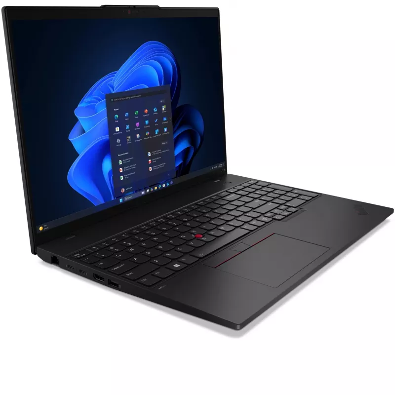 Lenovo ThinkPad L16 Gen 2 (AMD) AMD Ryzen™ 5 PRO PRO 215 nešiojamas kompiuteris 40,6 cm (16 colių) WUXGA 32 GB DDR5-SDRAM 1 TB SSD Wi-Fi 7 (802.11be) Windows 11 Pro juoda vokiška