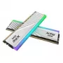 Stalinis DDR5 RAM ADATA XPG Lancer Blade 48GB (2x24GB) 6000 MT/s CL36 RGB baltas