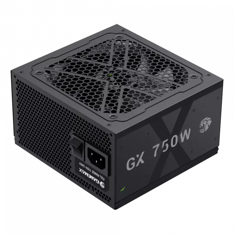 Gamemax maitinimo blokas, 80 PLUS, Auksinis | GX 750GF | 750 W