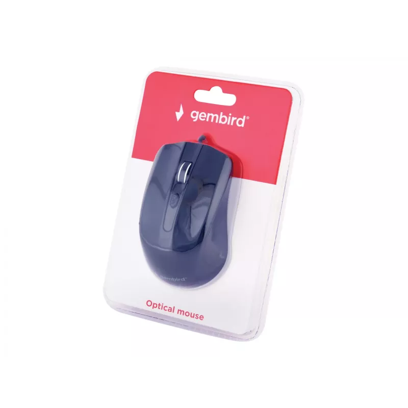 Gembird MUS-4B-01 pelė abiem rankoms tinkama USB Type-A optinė 1200 DPI