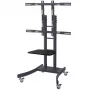 VALUE - Vežimėlis LCD/Plazminiam ekranui/DVD grotuvui - Juoda - Ekrano dydis: 82 - 254 cm (32 - 254,00cm (100)) (17.99.1165)