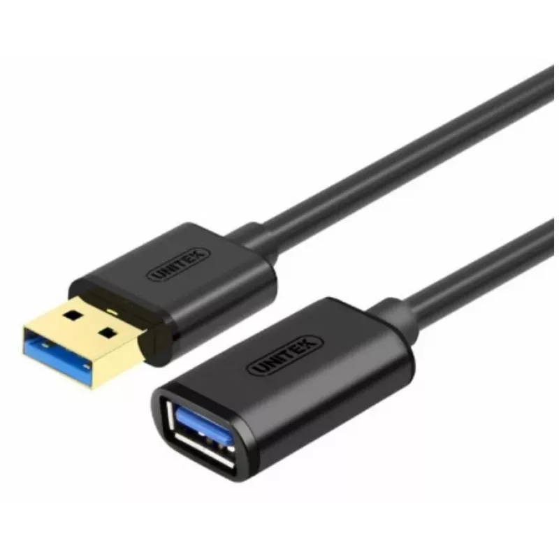 UNITEK Y-C456GBK USB laidas 0,5 m USB 3.2 Gen 1 (3.1 Gen 1) USB A Juodas