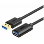 UNITEK Y-C456GBK USB laidas 0,5 m USB 3.2 Gen 1 (3.1 Gen 1) USB A Juodas