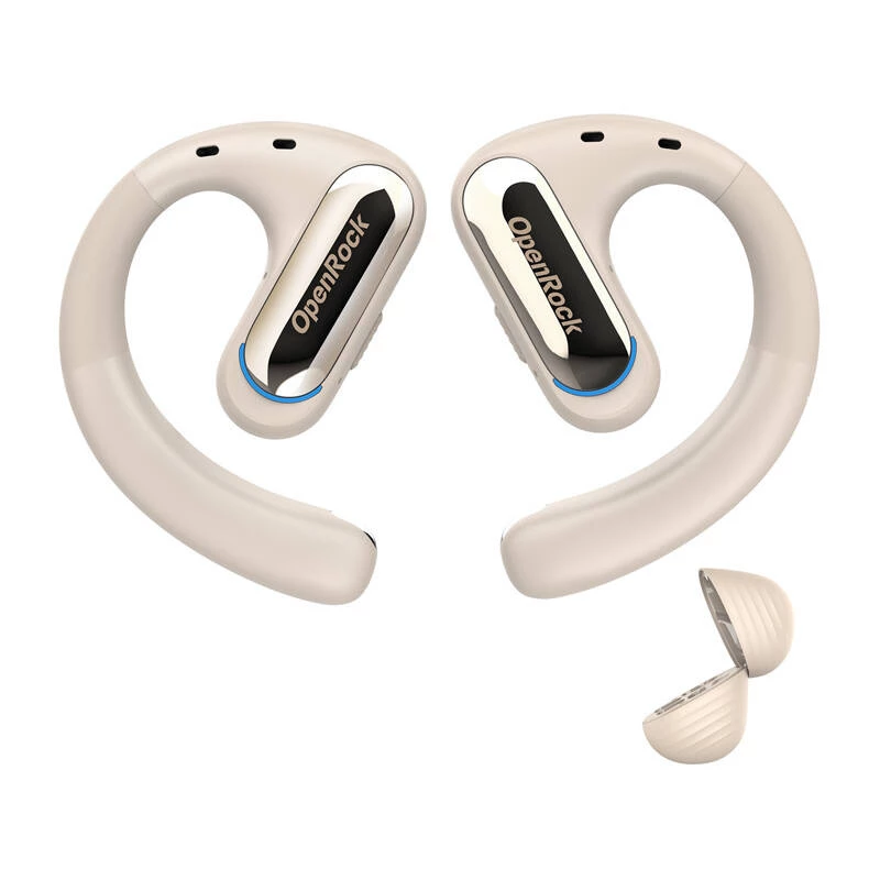 Belaidės ausinės OneOdio OpenRock Pro Bluetooth 5.0 — Smėlio spalvos