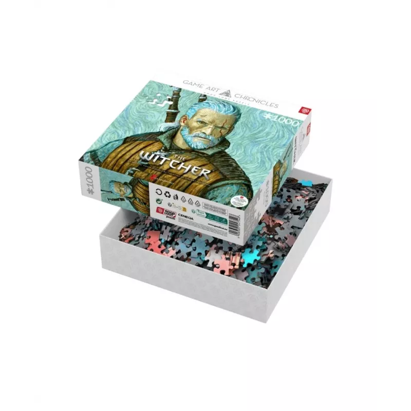 Dėlionė Cenega The Witcher Geralt & Vincent van Gogh 1000 vnt.