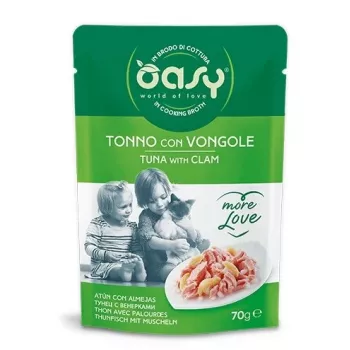 Oasy More Love Tunas su moliuskais 70 g įdėkle