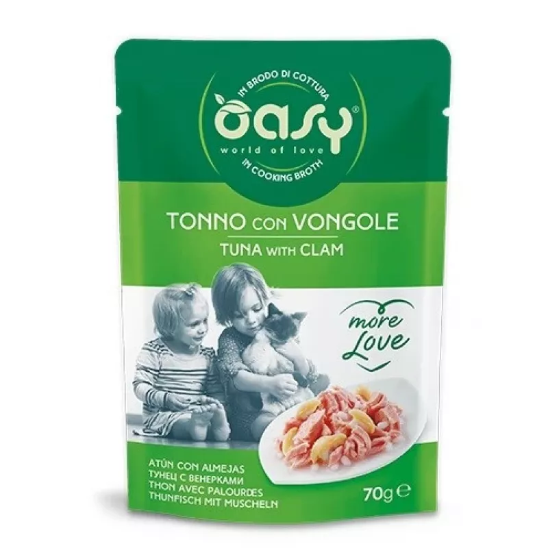 Oasy More Love Tunas su moliuskais 70 g įdėkle
