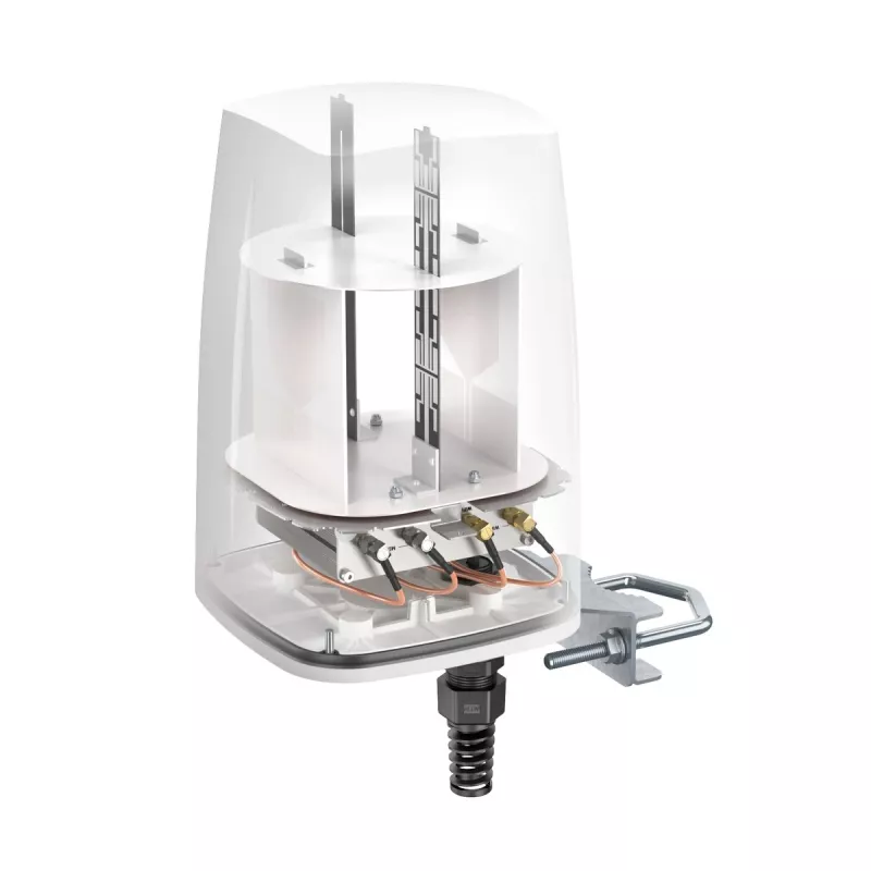 Įvairiakryptė tinklo antena QuWireless QuSpot A360S — PoE/LAN, 6 dBi, 0,694–2,7 GHz, vertikali poliarizacija