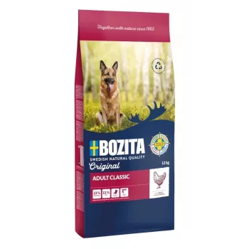 Sausas šunų ėdalas BOZITA Originali Adult Classic 12 kg — Vištiena, 23% baltymų, 11% riebalų