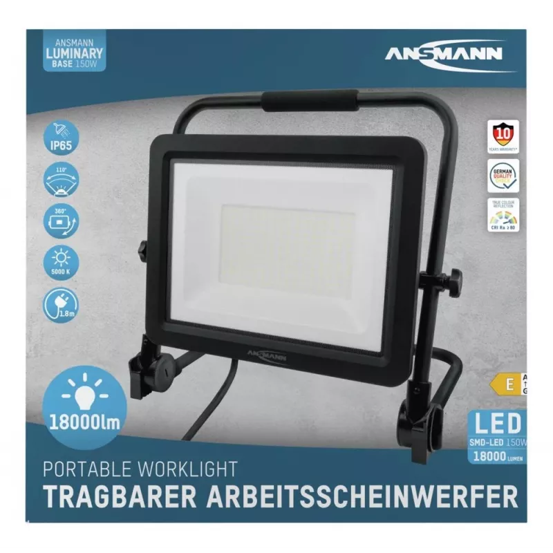Ansmann FL150W-AC juodas LED 150 W