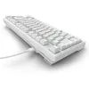 Sharkoon SGK25 75% QWERTZ USB laidinė RGB LED klaviatūra, balta